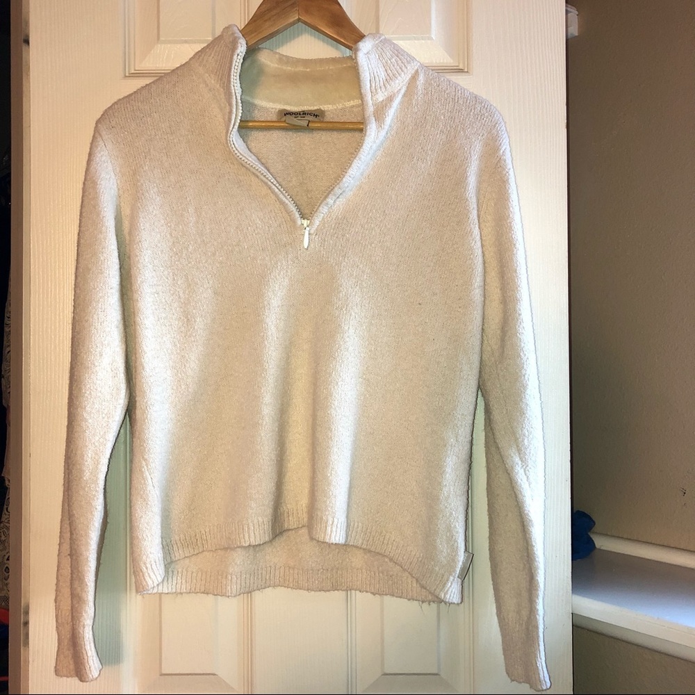 Woolrich Quarter Zip Pullover- Medium Petite